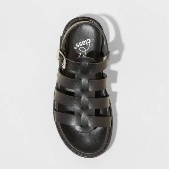 Girls' Rhea Slides - art class Black 2 - Picture 2 of 2